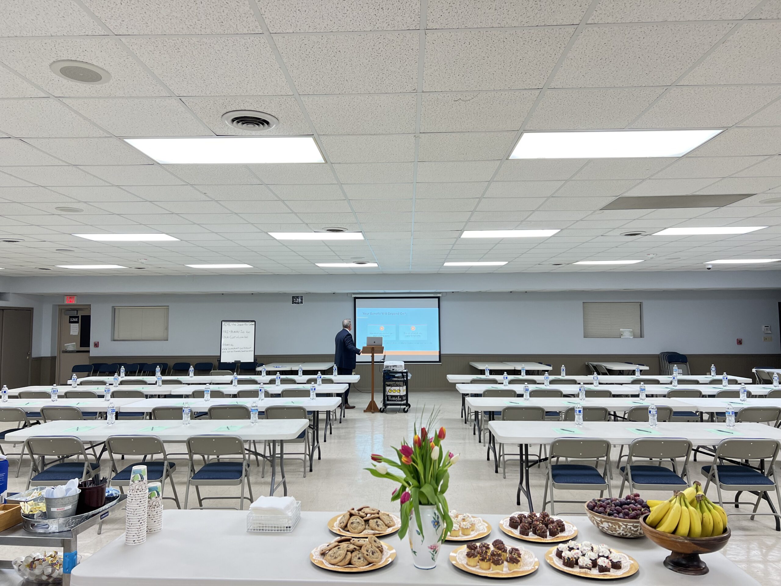 Center stage at St. Michael's Seminar held for over 40 parish members.